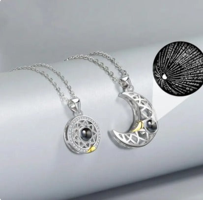 Collar de Pareja Sol y Luna (2 en 1)