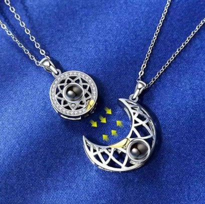 Collar de Pareja Sol y Luna (2 en 1)